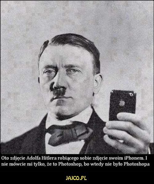 Adolf Hitler z Iphonem


