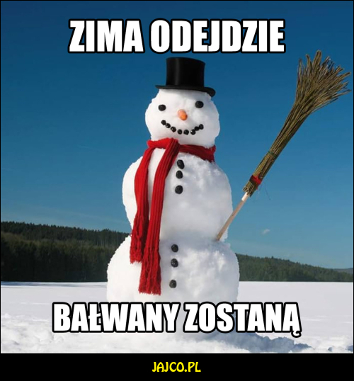 Zima minie, bałwany zostaną



