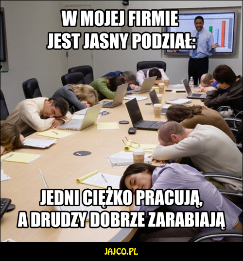 Jasny podział ról w firmie


